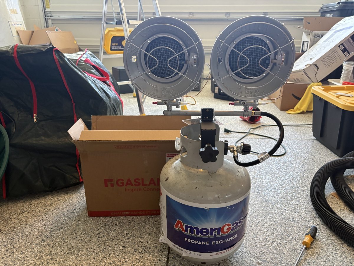 Gasland gas garage heater 