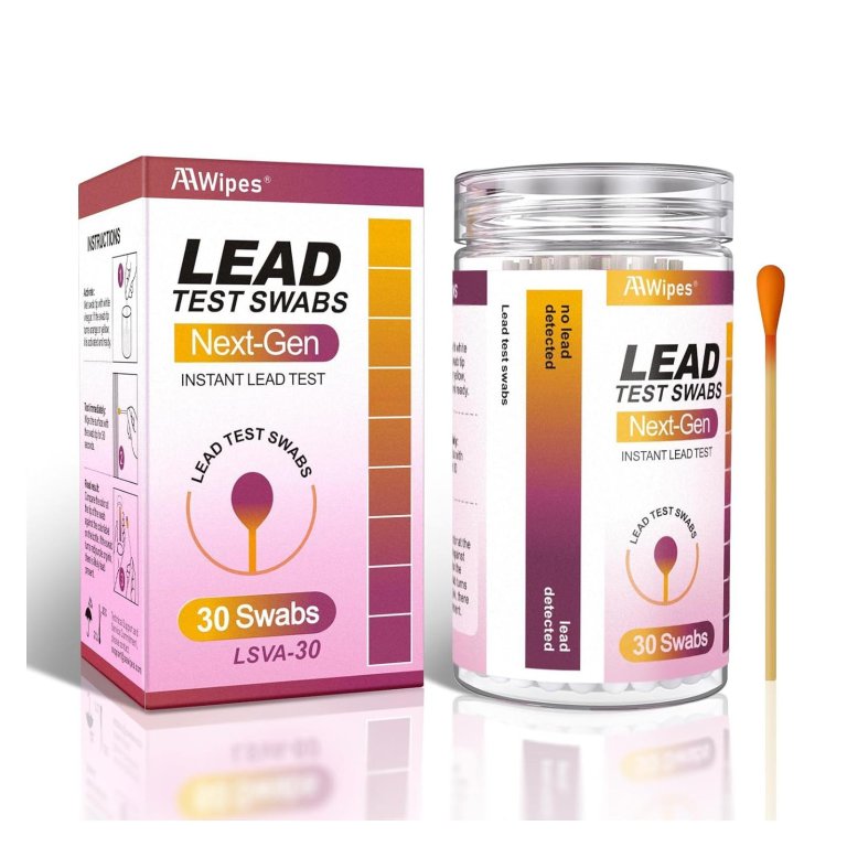 The Best Lead Test Kits AAwipes Lead Test Kit 30 Swabs