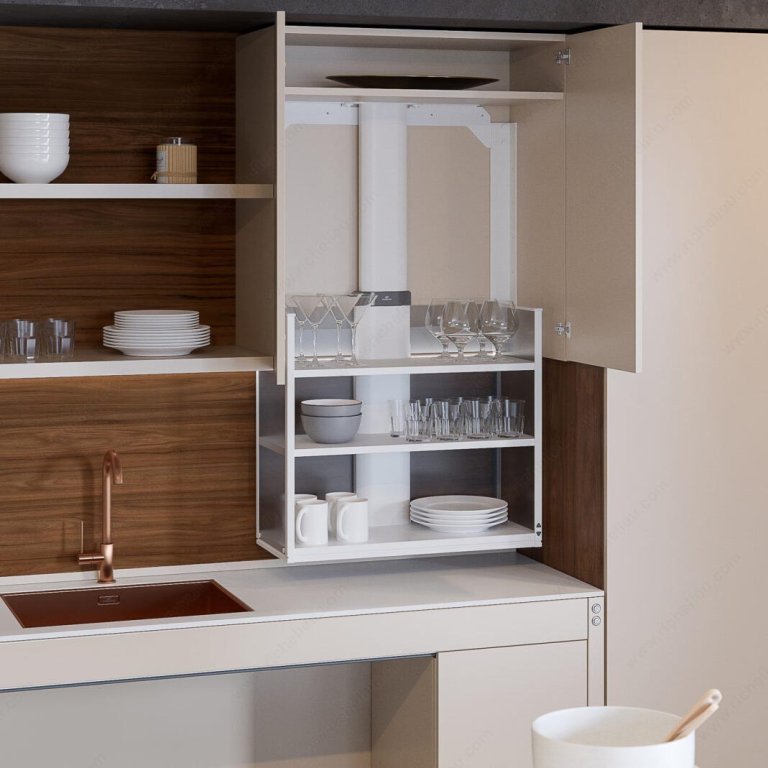 The Best New Kitchen and Bath Products Richelieu Verti 840 Electric Lift for Upper Cabinets