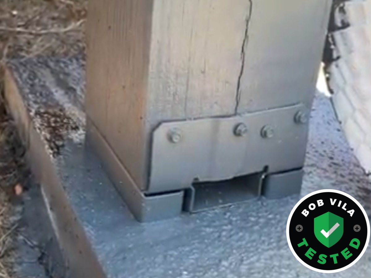 This Is The Best Way To Attach A Wood Post To Existing Concrete