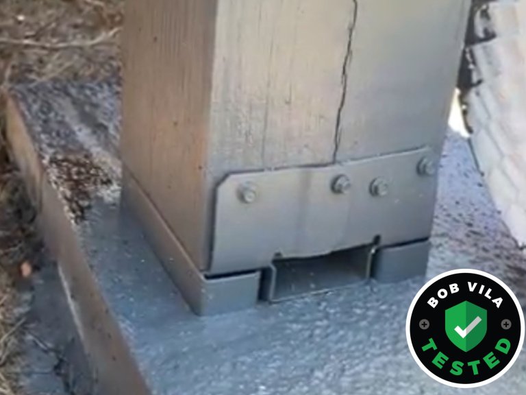 This Is The Best Way To Attach A Wood Post To Existing Concrete