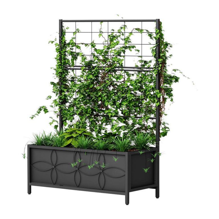 Best Raised Garden Bed Option: Zhongma Raised Garden Bed with Trellis