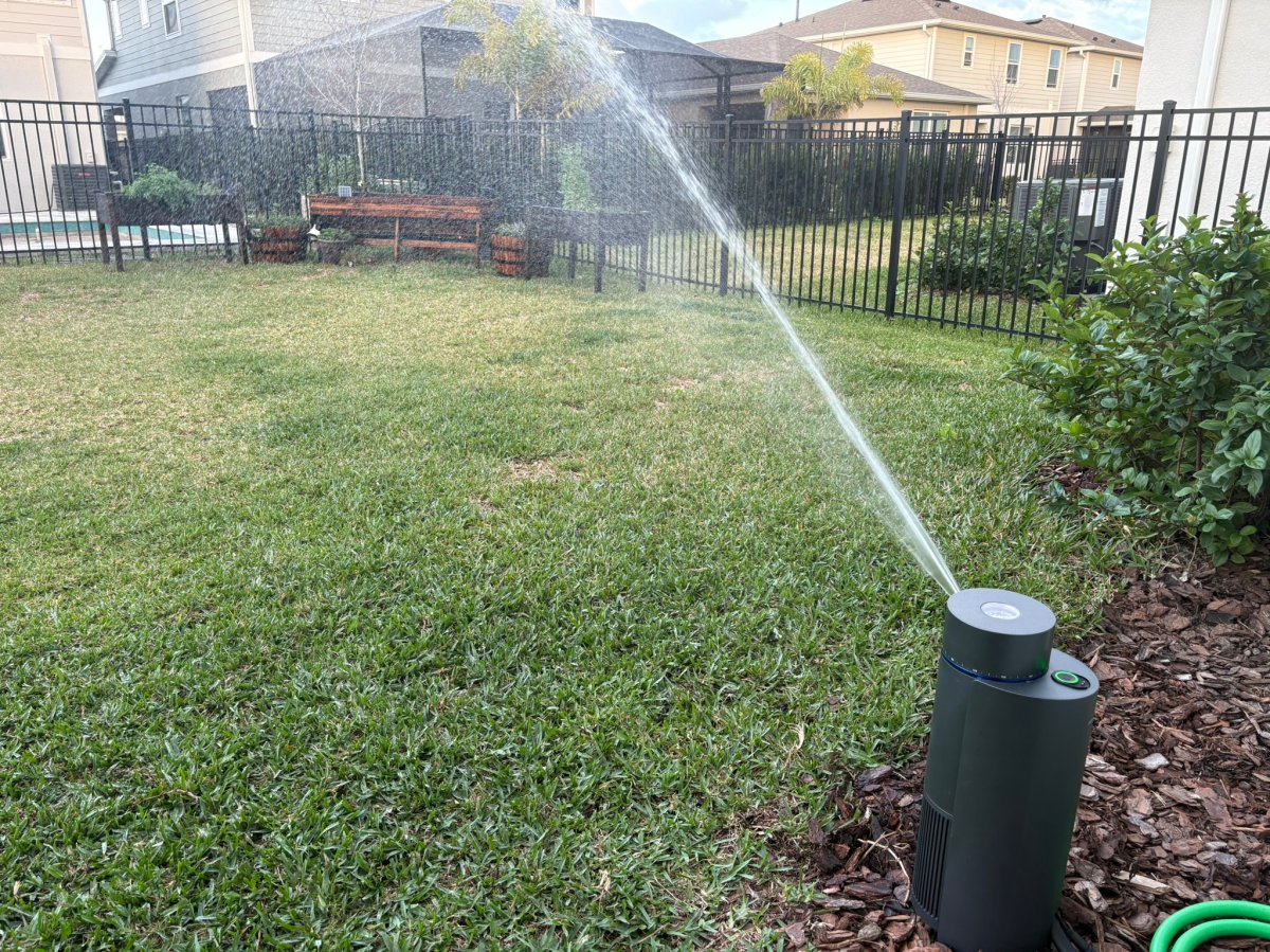 Aiper IrriSense in use