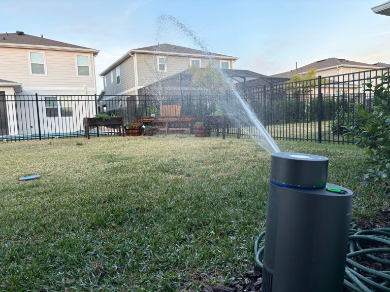 Aiper IrriSense 2 in use