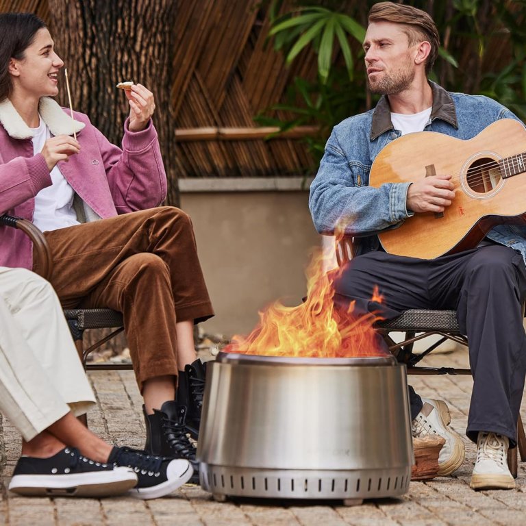 Amazon Big Spring Sale Fire Pit Deals East Oak Fuoco Smokeless Fire Pit — 21-Inch