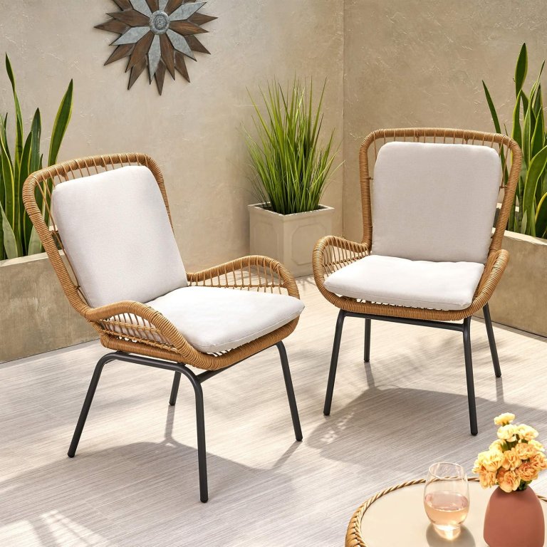 Amazon Big Spring Sale Outdoor Furniture Deals Great Deal Furniture Alice Wicker Club Chairs, Set of 2