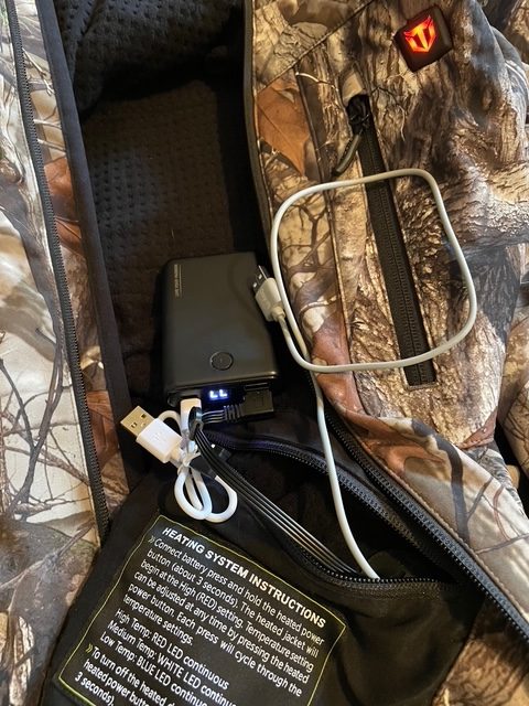 Battery of TideWe Softshell Heated Jacket With Detachable Hood