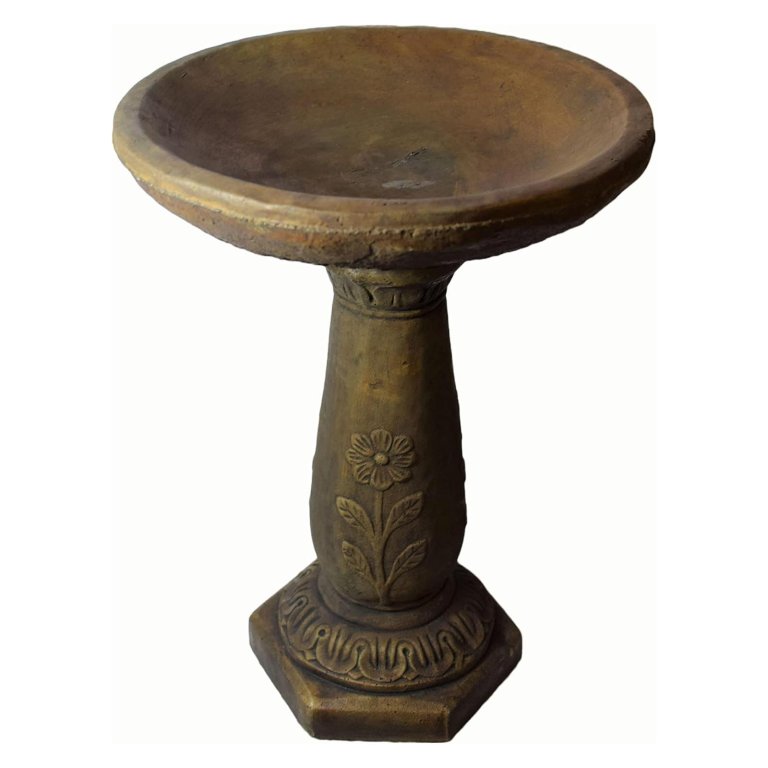 Cottage Garden Shoppable list Stone-Style Birdbath