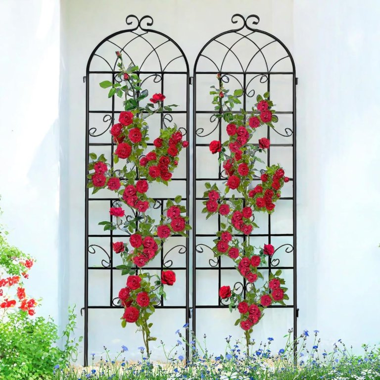 Cottage Garden Shoppable list Tall Metal Trellis Panels