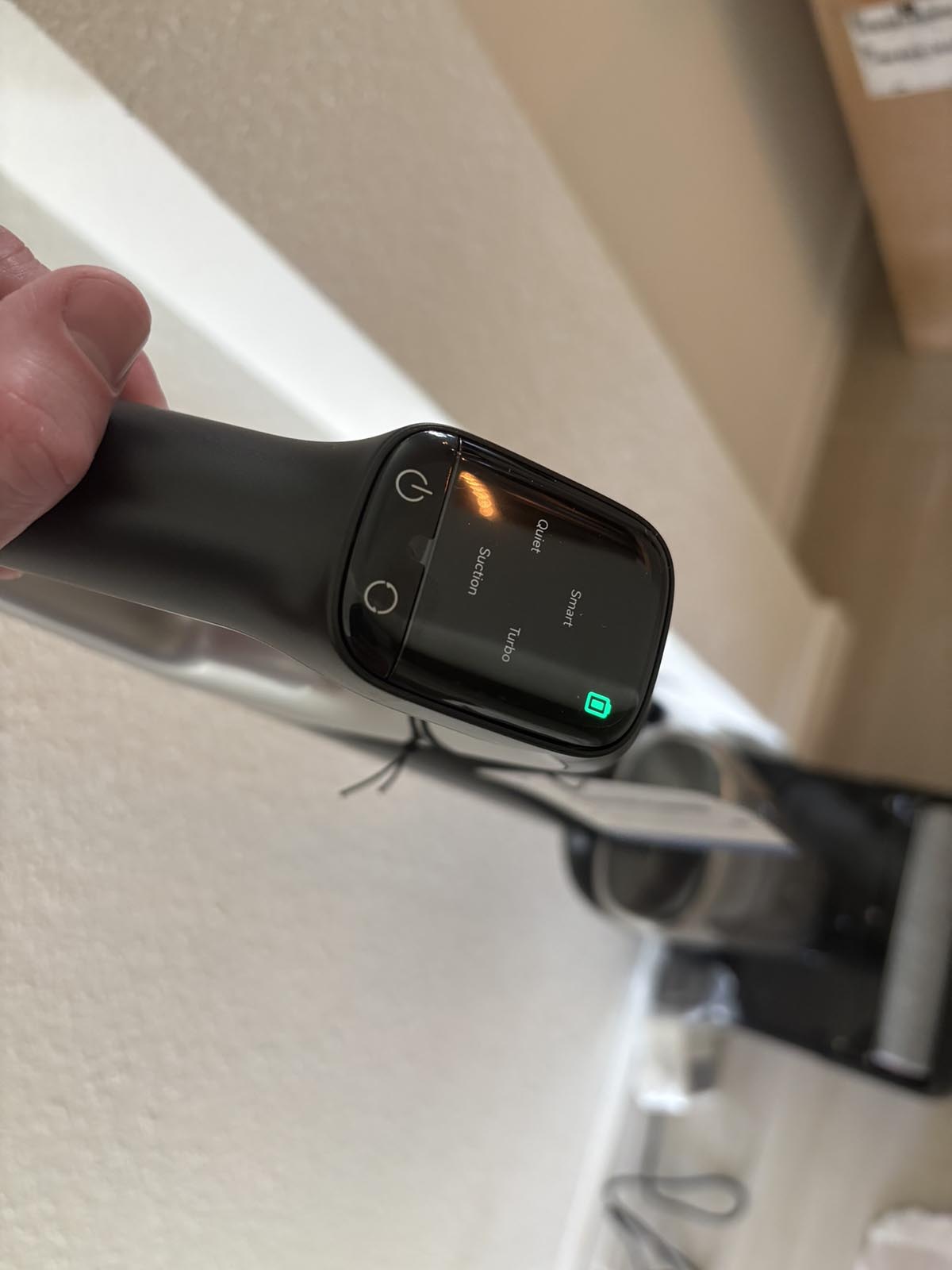 Dreame mop vacuum handle buttons