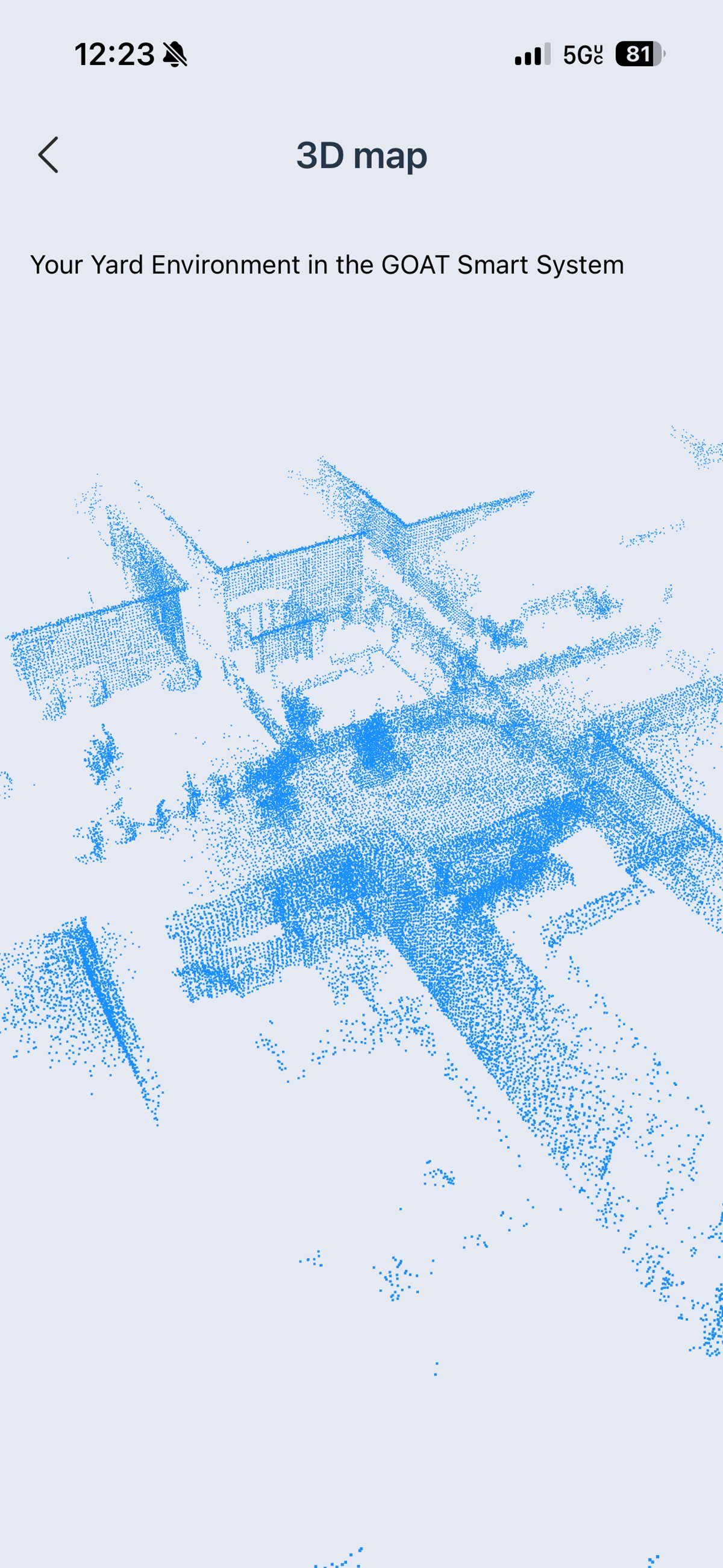 EcoVacs Goat A3000 PRO App 3D map