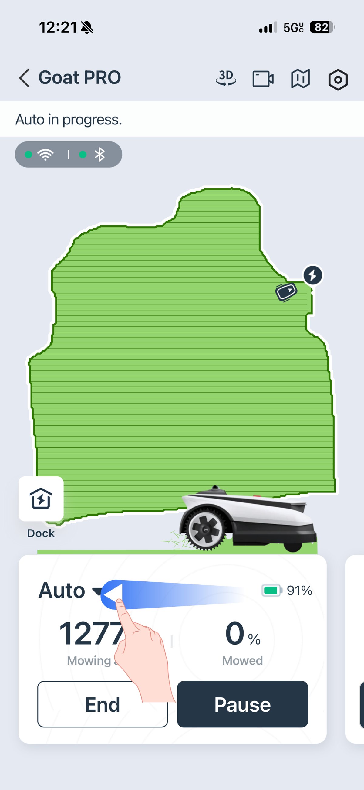 EcoVacs Goat A3000 PRO app map