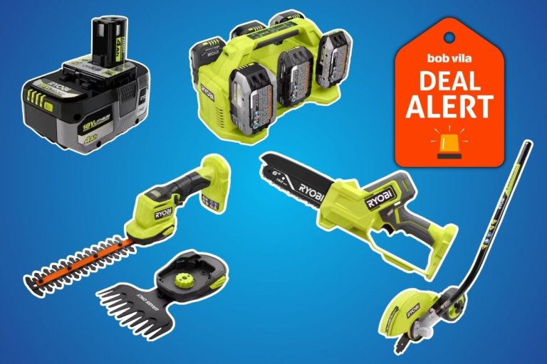 Home Depot Is Giving Away a Free Ryobi Tool With This Yard Combo Kit—Up to $129 Value