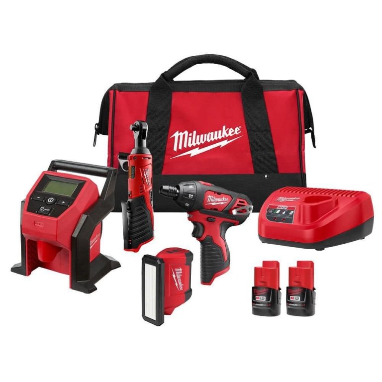 Home Depot Spring Rival Sale Milwaukee M12 4-Tool Combo Kit