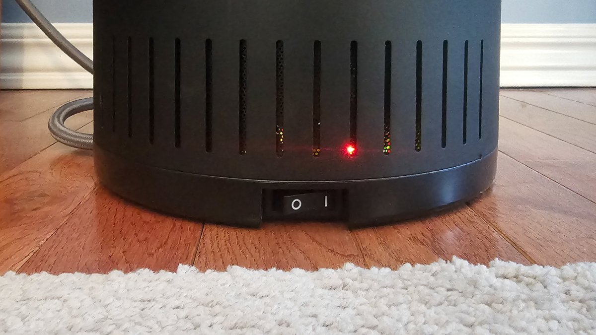 Master On-Off Switch at bottom of the unit