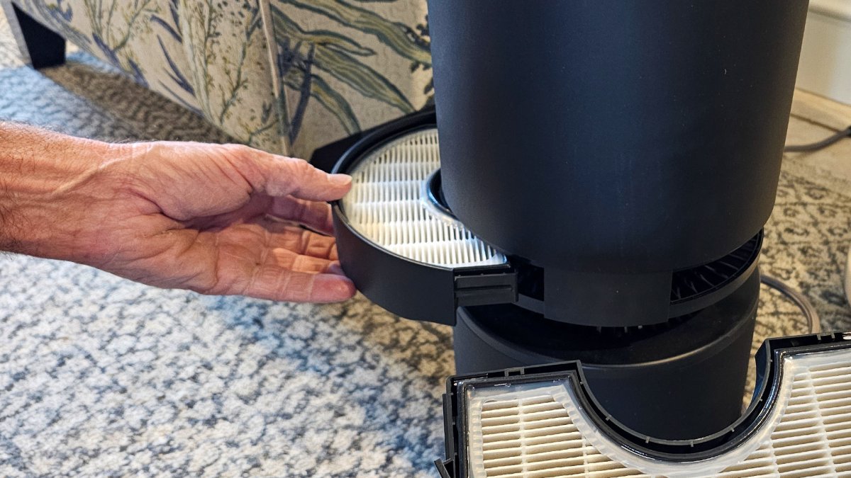 Removing HEPA filters from HeatBit Space Heater 