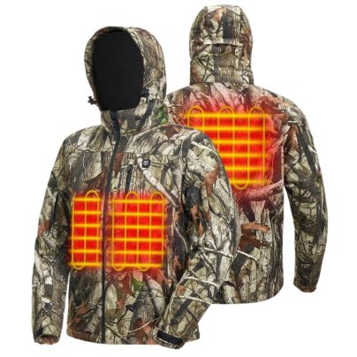 TideWe Softshell Heated Jacket With Detachable Hood