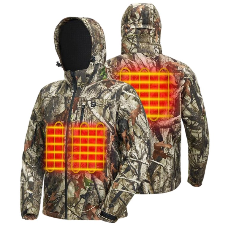 TideWe Softshell Heated Jacket With Detachable Hood
