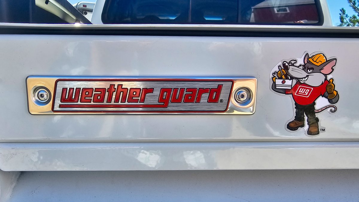 Weather Guard Logo and stickers