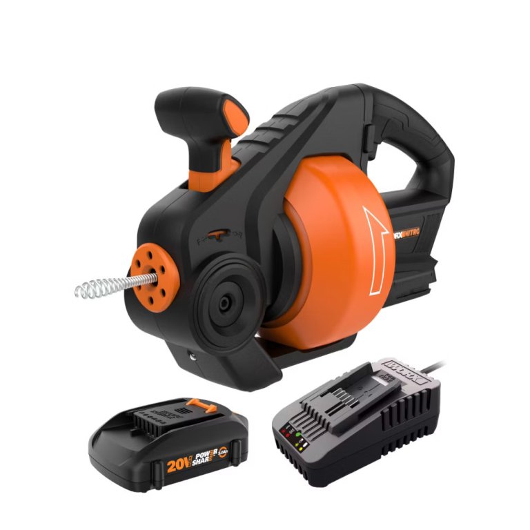 Worx Nitro WX891L 25-Foot 20V Cordless Drain Auger