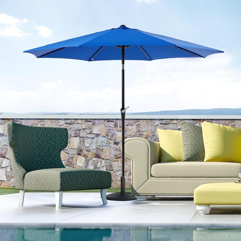 Amazon Patio Deals OLIXIS 9-Ft Patio Umbrella