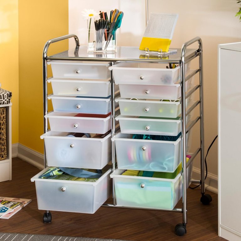 Best Mother’s Day Gifts for DIY Moms Honey-Can-Do Rolling Storage Cart and Organizer