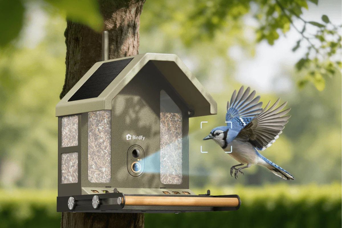 Birdfy Just Released a 4K Smart Bird Feeder That Identifies Every Bird That Lands on It