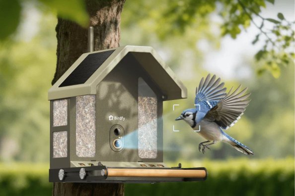 Birdfy Just Released a 4K Smart Bird Feeder That Identifies Every Bird That Lands on It