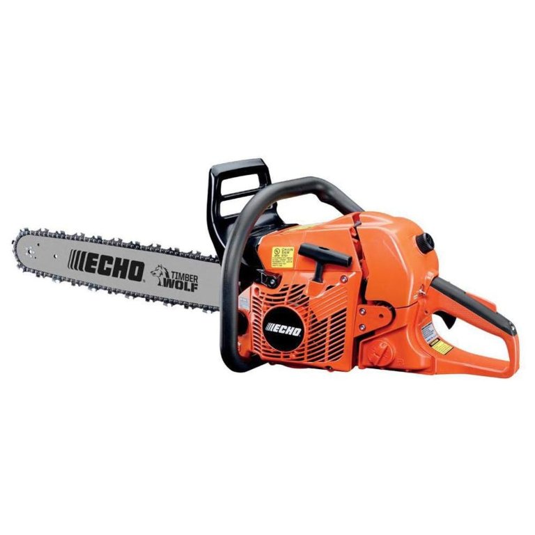 The Echo CS-590 Timber Wolf 20-Inch Gas Chainsaw on a white background