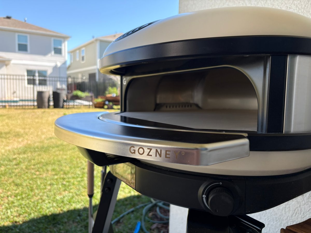 Gozney arc XL set up for testing