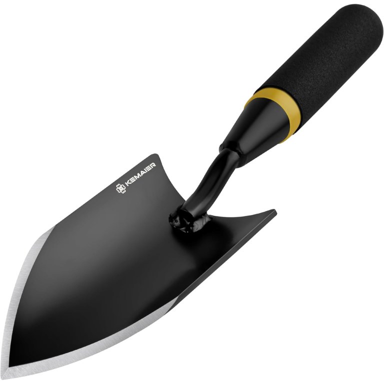 Kemaier Heavy-Duty Carbon Steel Hand Trowel