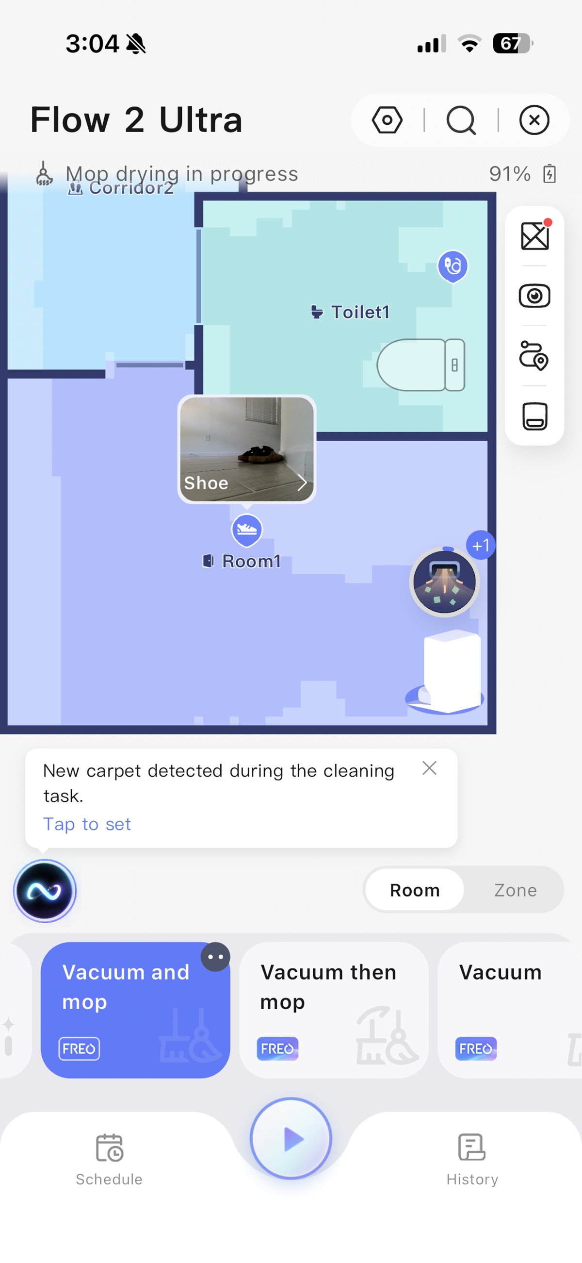 Narwal Flow 2 Ultra_app map pics