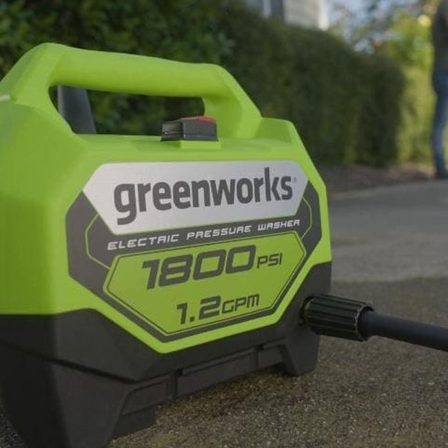 Springfest Deals at Lowes Greenworks 1800 PSI Pressure Washer