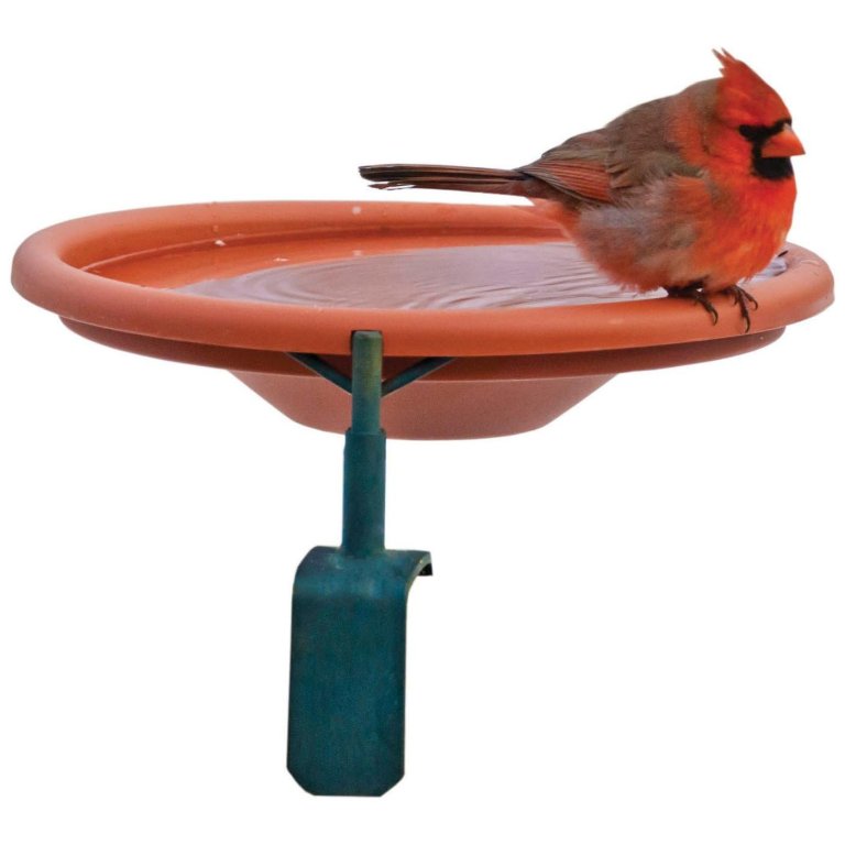The Best Bird Baths Option Audubon by WoodLink Deck-Mount Bird Bath