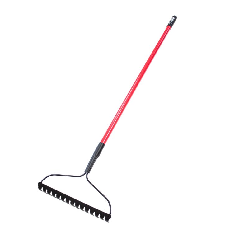 The Best Gardening Tools Option Bully Tools 16-Inch Bow Rake With Fiberglass Handle