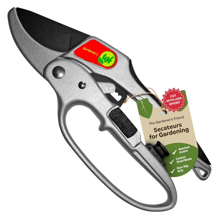 The Best Gardening Tools Option The Gardener's Friend Ratchet Pruning Shears