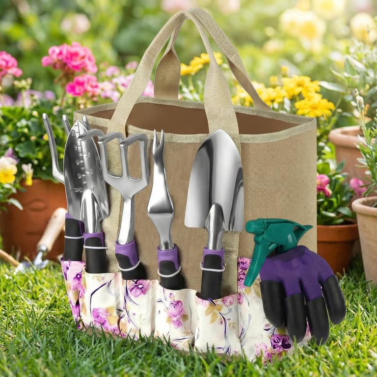 The Best Gardening Tools Option Tudoccy 30-Piece Stainless Steel Garden Tools Set