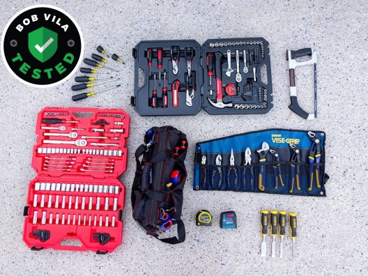 Several of the best hand tools kits together before testing