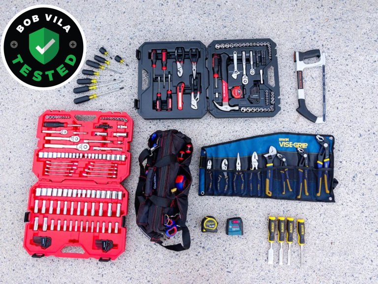 Several of the best hand tools kits together before testing