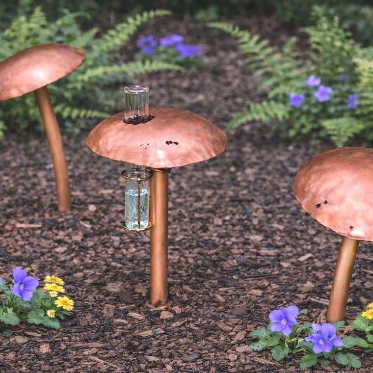 The Best Heirloom Gifts for Mom Browersmith Hand-Forged Copper Rain Gauge Trio