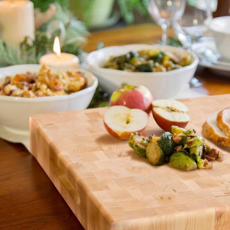 The Best Heirloom Gifts for Mom John Boos Reversible End-Grain Maple Chopping Block