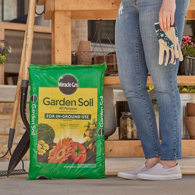 The Home Depot Spring Black Friday Savings Lawn and Garden Miracle-Gro All Purpose Garden Soil (0.75 cu. ft.)