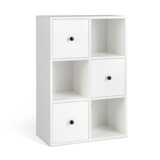 The Home Depot Spring Black Friday Storage Costway 6-Cube Bookcase Storage Organizer