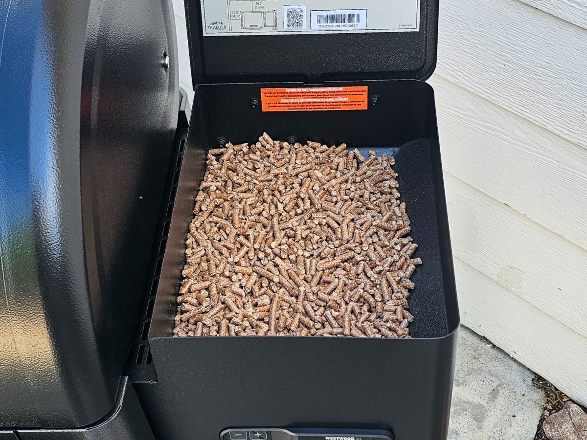 Westwood pellet hopper