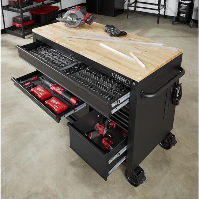Best Father's Day Gifts at Home Depot Husky 9-Drawer Mobile Workbench