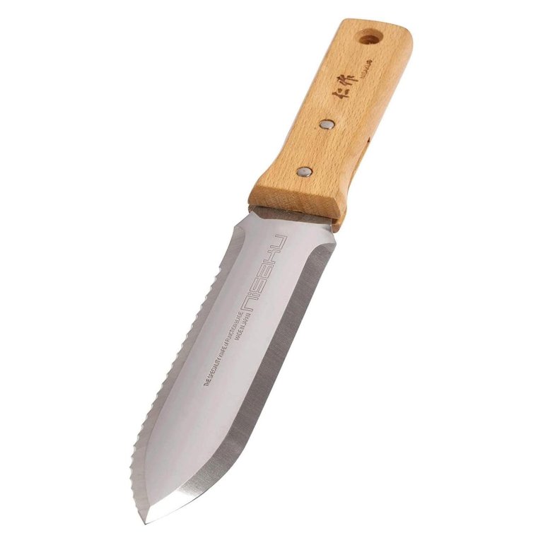 Best Father's Day Gifts for the Dad Who Lives Outside Nisaku NJP650 Hori Hori Stainless Steel Weeding Knife