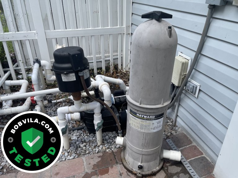 The Hayward W3C12002 StarClear Plus Filter installed and in use during testing