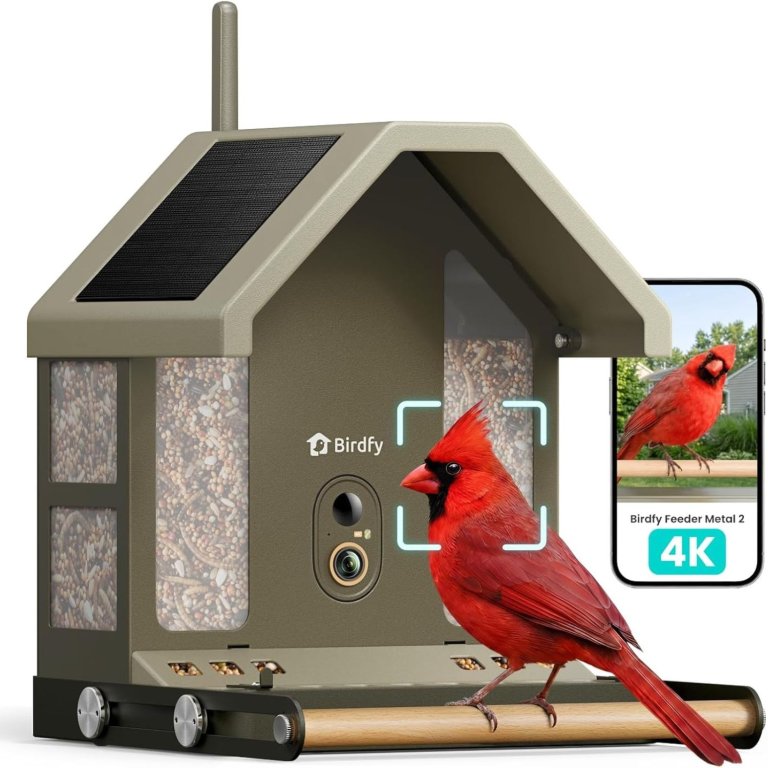 Birdify Feeder Metal 2 4K Smart Bird Feeder