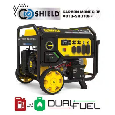 Champion Power Equipment 10,625-Watt Dual Fuel Portable Generator.