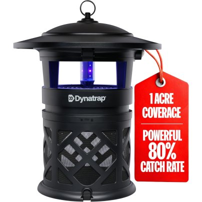 The Dynatrap 1-Acre LED Mosquito and Insect Trap on a white background